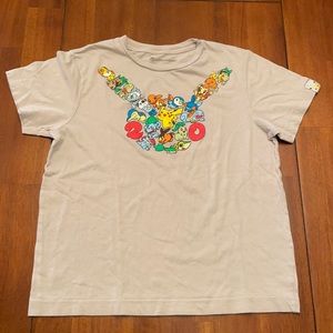 Pokémon center Pikachu 20th anniversary Tee-shirt